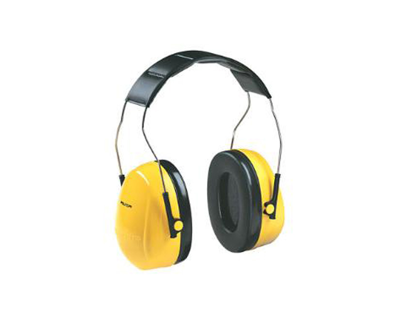 3M PELTOR OPTIME 98 H9A OVER-THE-HEAD YELLOW EARMUFF - Click Image to Close